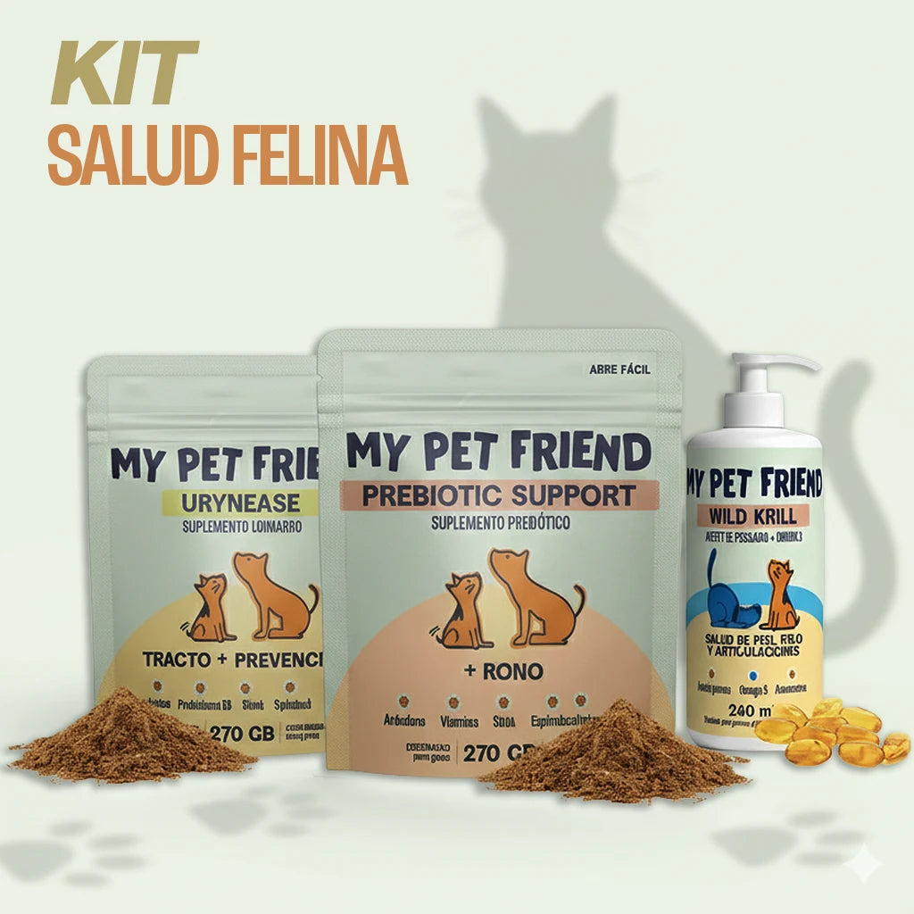 Kit - Salud Felina — Cuidado Integral para GATOS - 3 PRODUCTOS