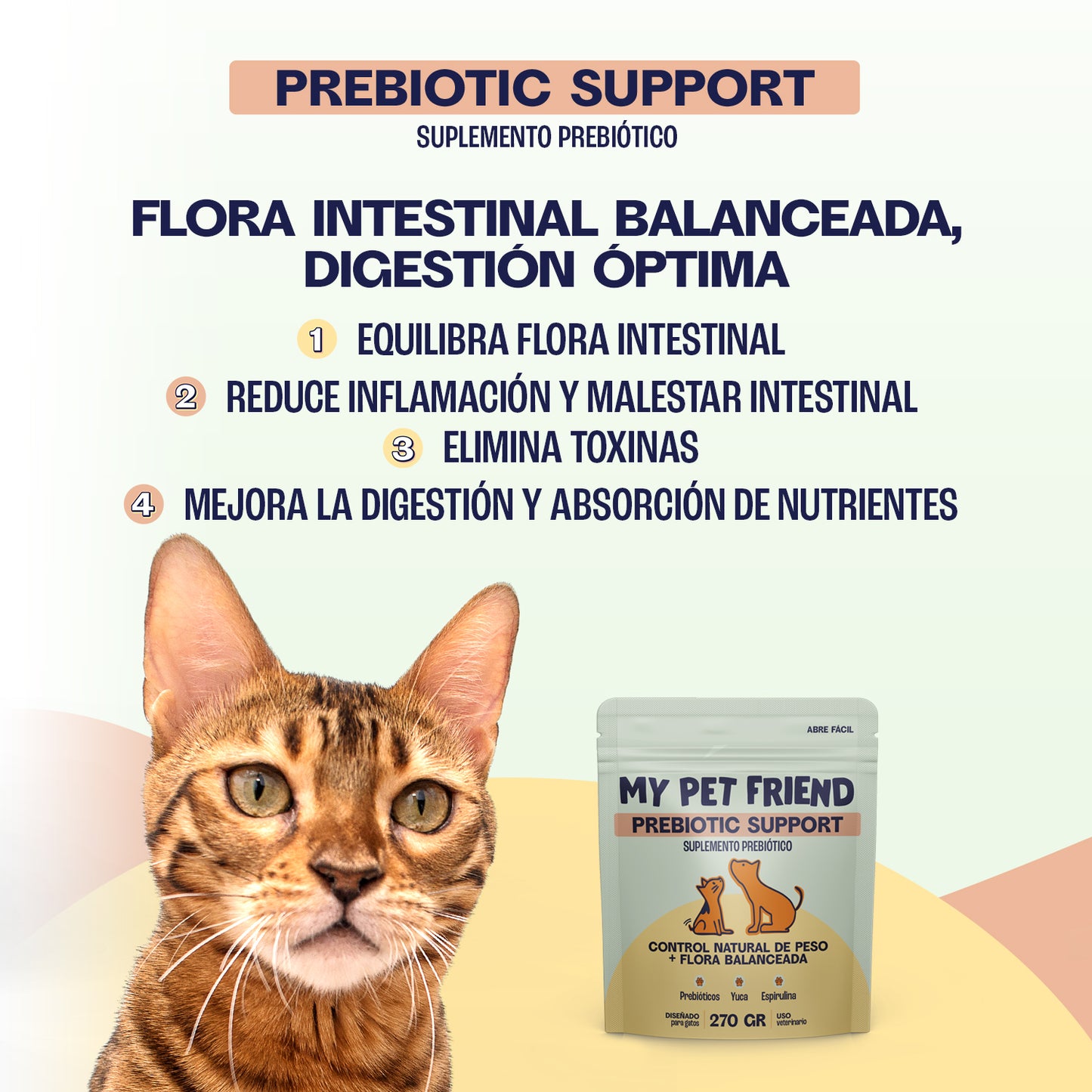 Probiótico Natural Gatos - PREBIOTIC SUPPORT