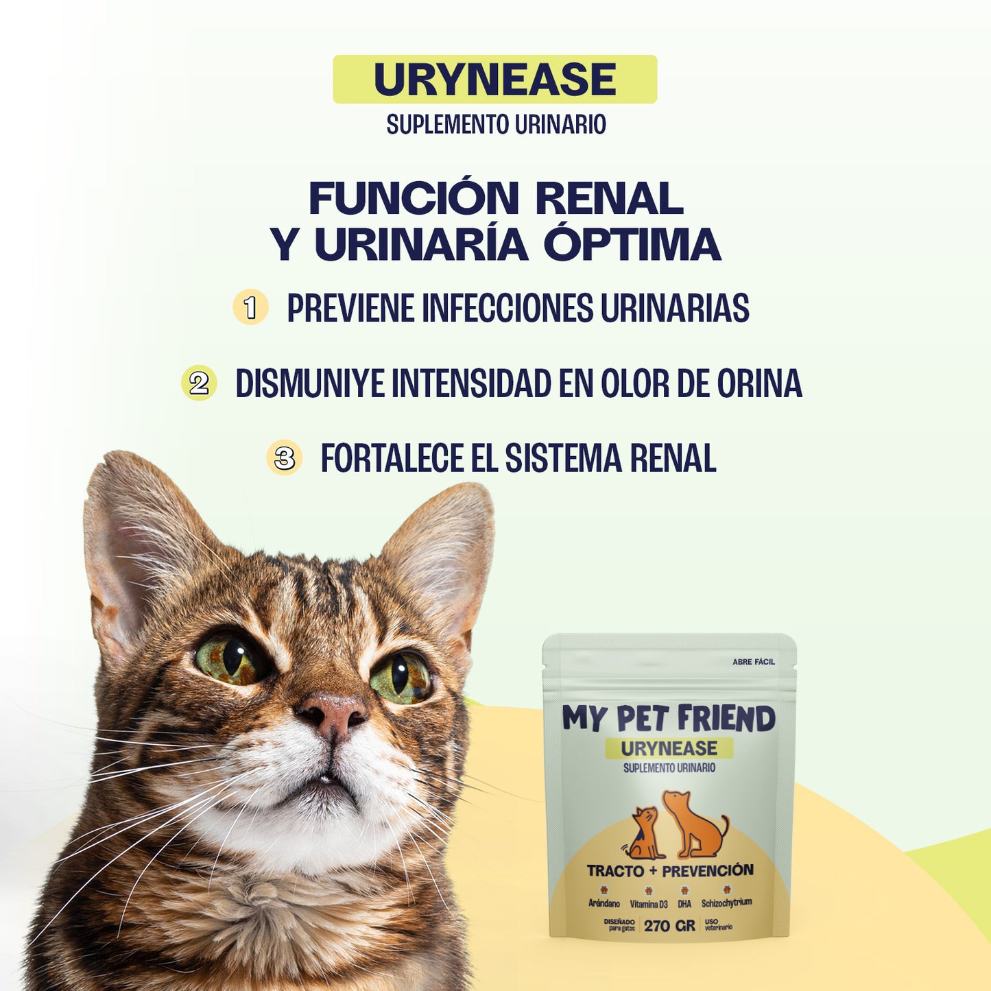 Suplemento Urinario Gatos - URYNEASE