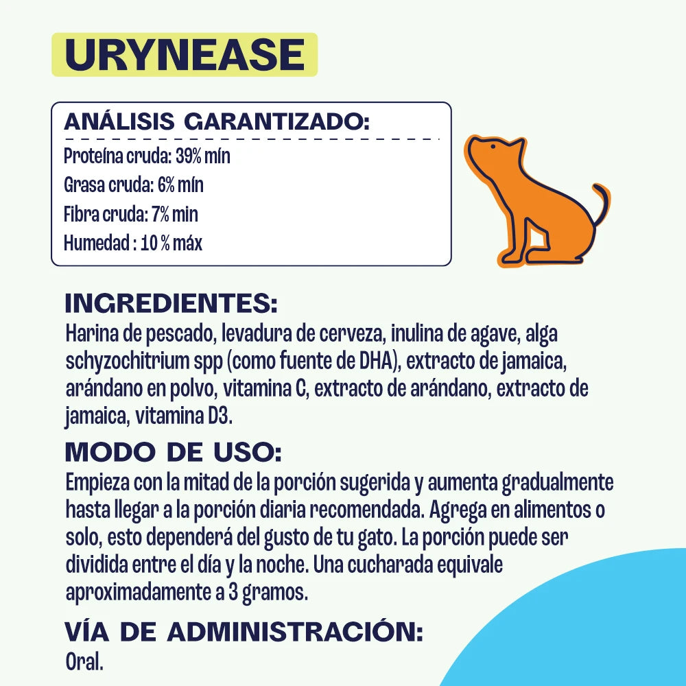 Suplemento Urinario Gatos - URYNEASE